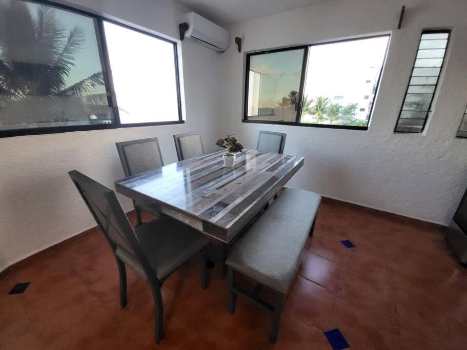 2 Rooms Apartment With Private Beach In Puerto Juarez Cancún Exterior foto